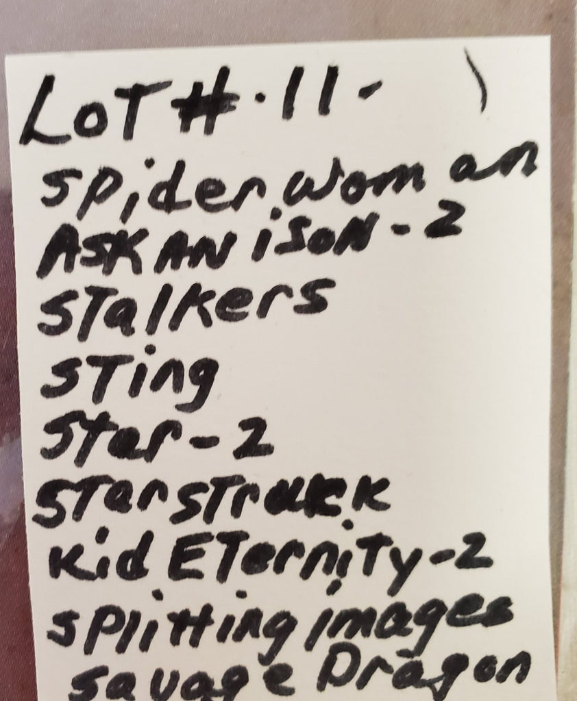Lot of 12 Marvel Spiderman Stalkers Sting Kid Eternity & Other Comic Books #11