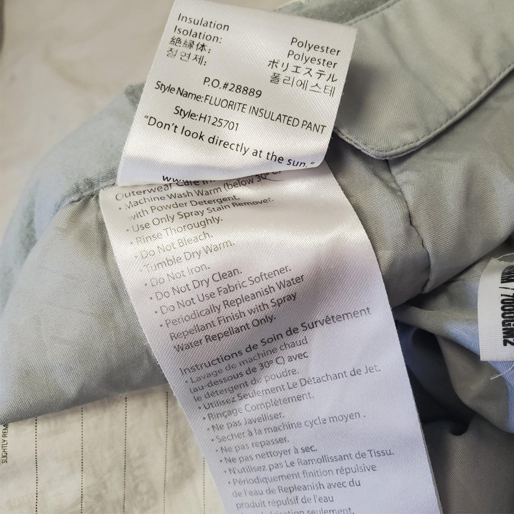 Men's Volcom Slightly Removed Size S White Fluorite Insulated Pant