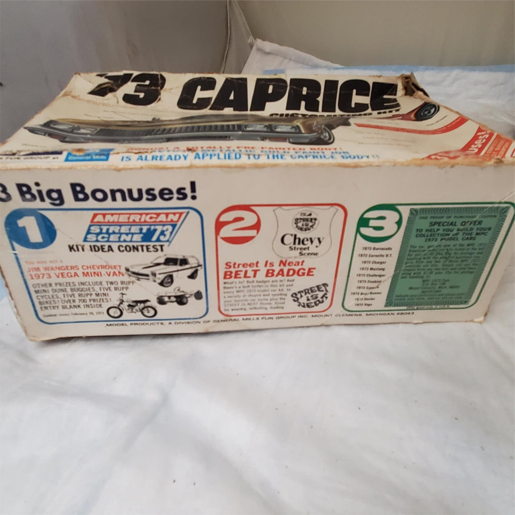 Polar Lights Great American Rides AMT Styline 73 Caprice Customizing Kit Lot Car