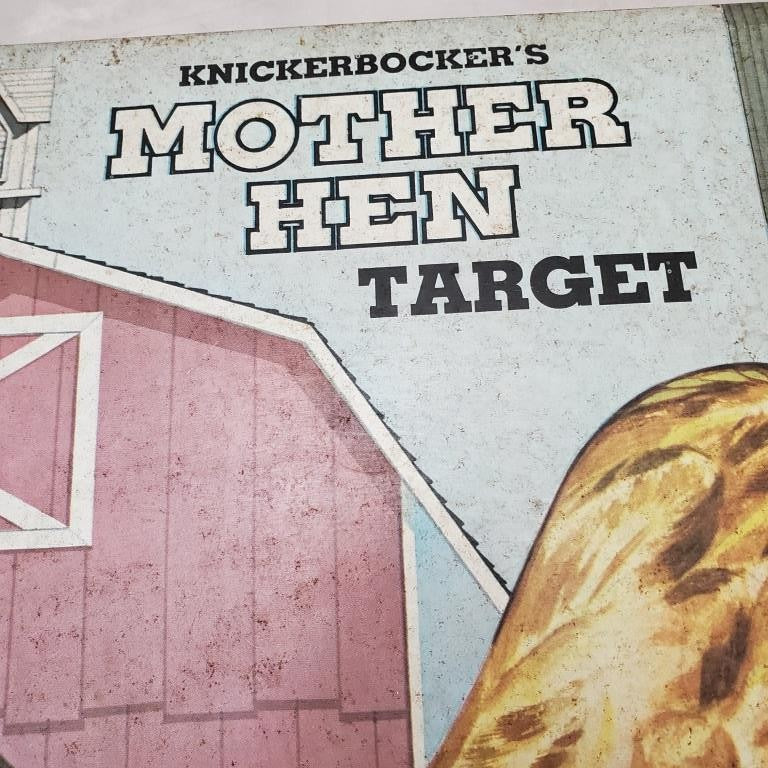 Vintage Knickerbocker Mother Hen Target Shooting Toy Game