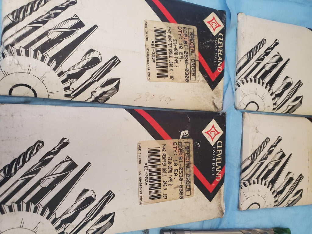 Cleveland Twist Drill Bit Jobber Length High Speed Steel Drills 