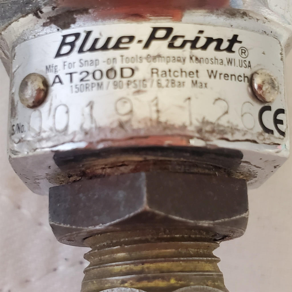 Blue Point AT200D 1/4" Heavy Duty Pneumatic Air Ratchet Wrench Air Tool AK19