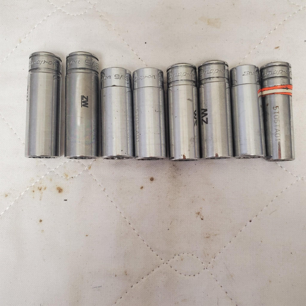 Lot of 38 Assorted Snap-On Drive 12-Point Sockets LOT 532