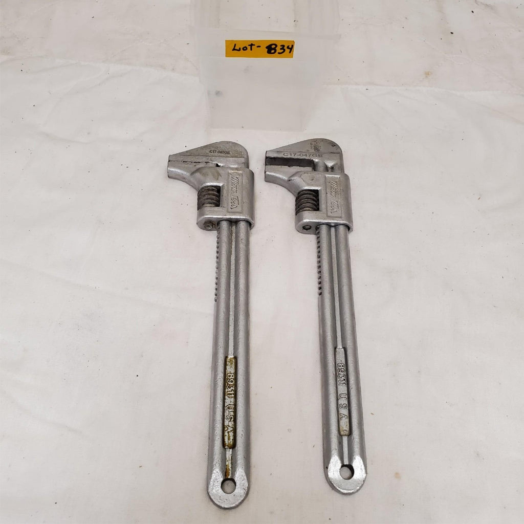 Lot of 2 Martin Tools C17-045GB Adjustable Wrenches Set LOT-834