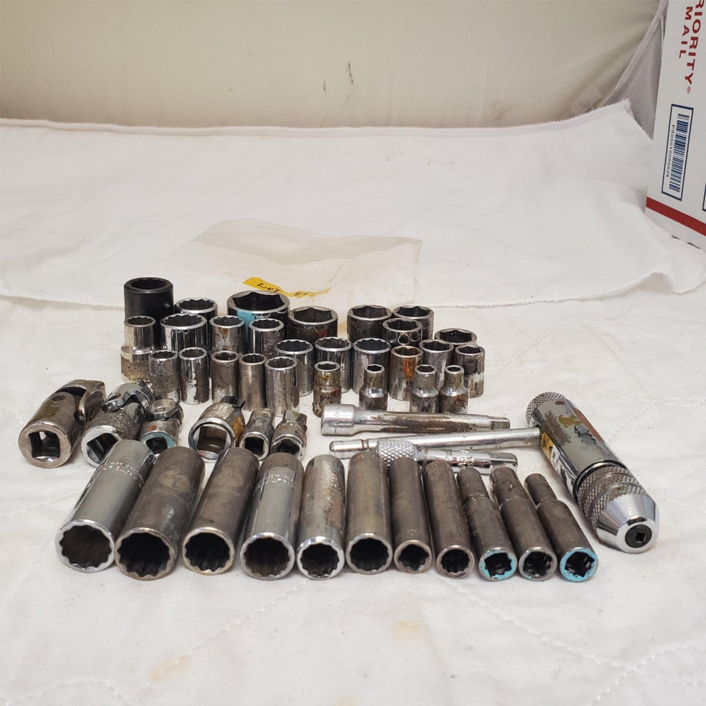 Lot of Assorted Proto Extension Socket Drive & Deep Socket Tools LOT-810