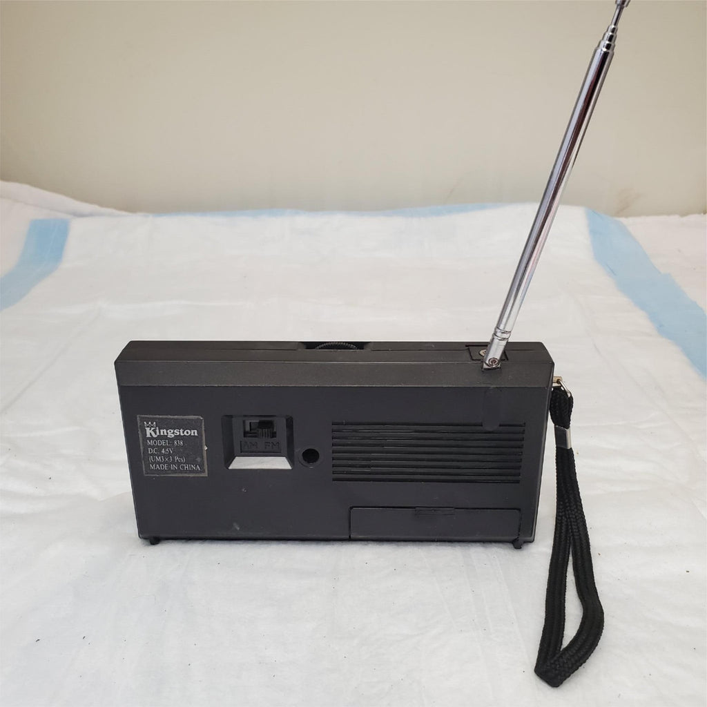 Kingston Portable AM/FM Radio w Earphone Jack