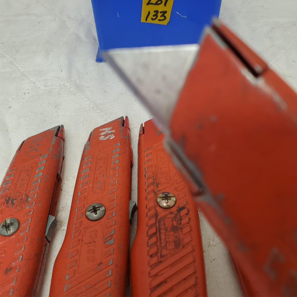 Lot of 5 Stanley Regular Duty Safety Carton Box Knife LOT-133