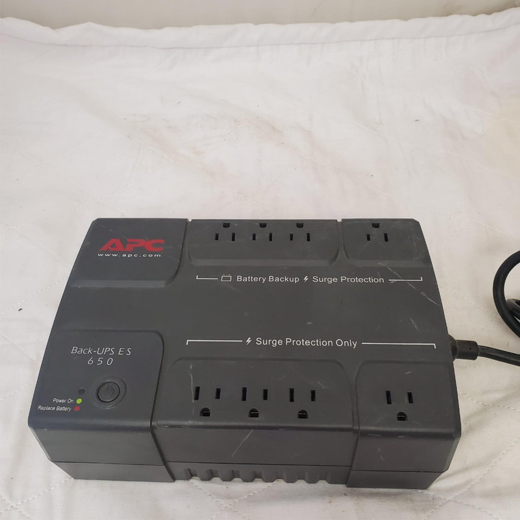 APC Back Up UPS ES 650 120V BE650R Surge Protected #8 (NO BATTERY INCLUDED)