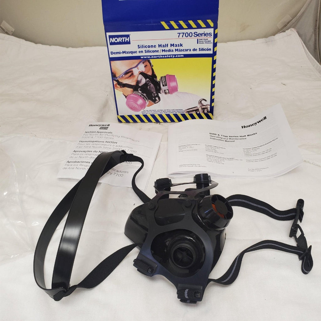 North Safety 7700-Series Respirator Silicone Half Mask 770030 Medium