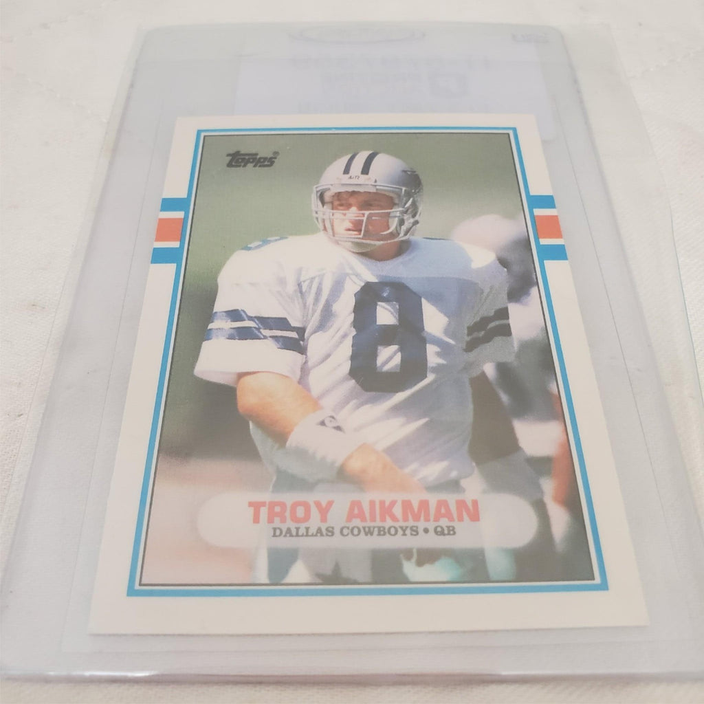 1989 Topps Troy Aikman RC Dallas Cowboys Football Card