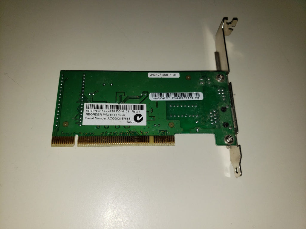 HP Pavilion 8760c 10/100, 5184-4725 Desktop Network Ethernet PCI LAN Card