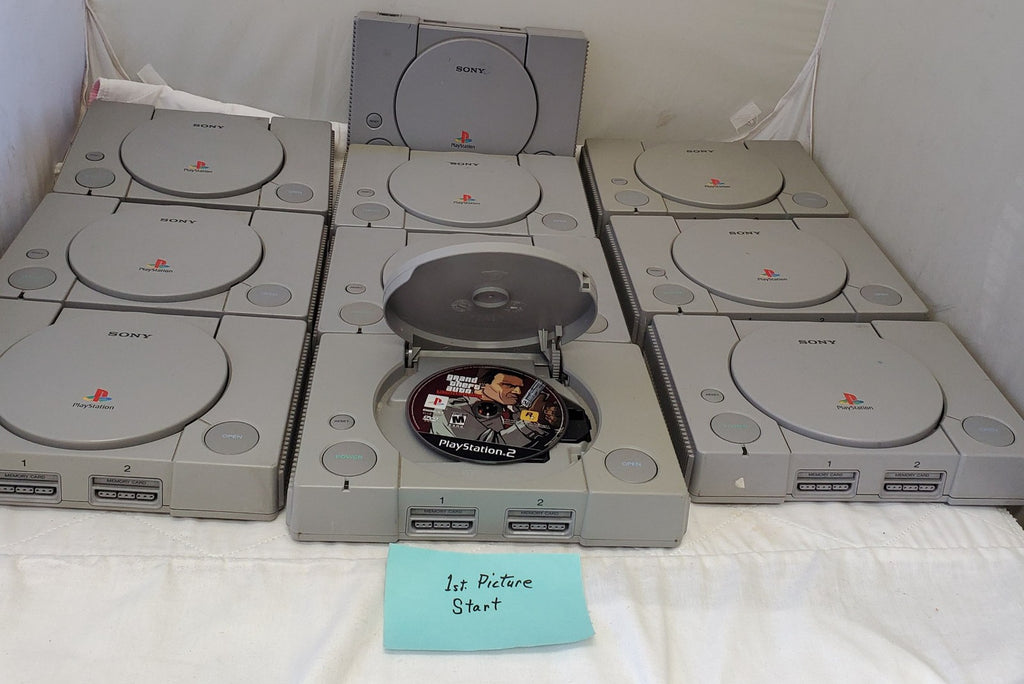 Lot of 10 Sony Play Station 1 Consoles For Parts #2
