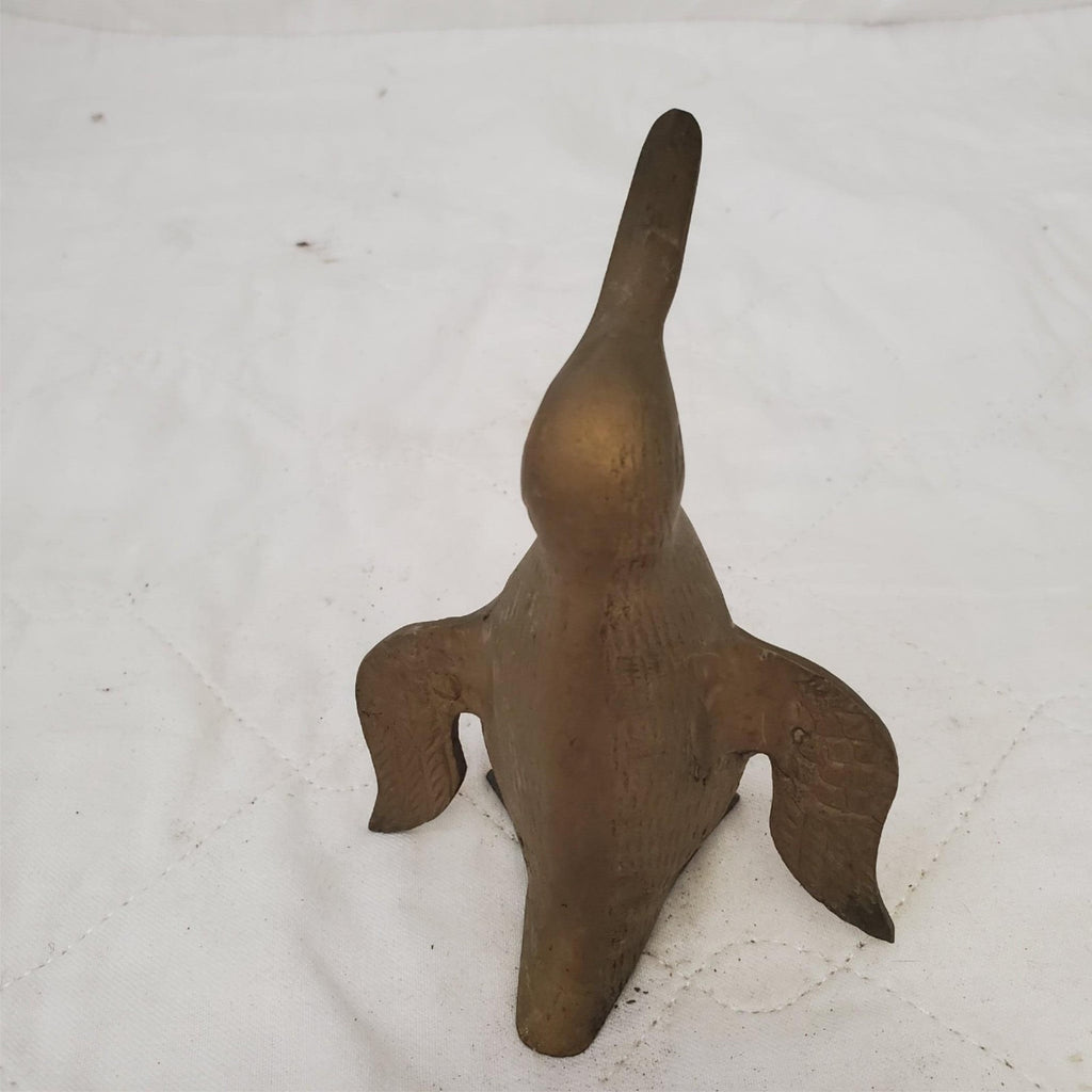 Vintage Brass Metal Penguin Figurine