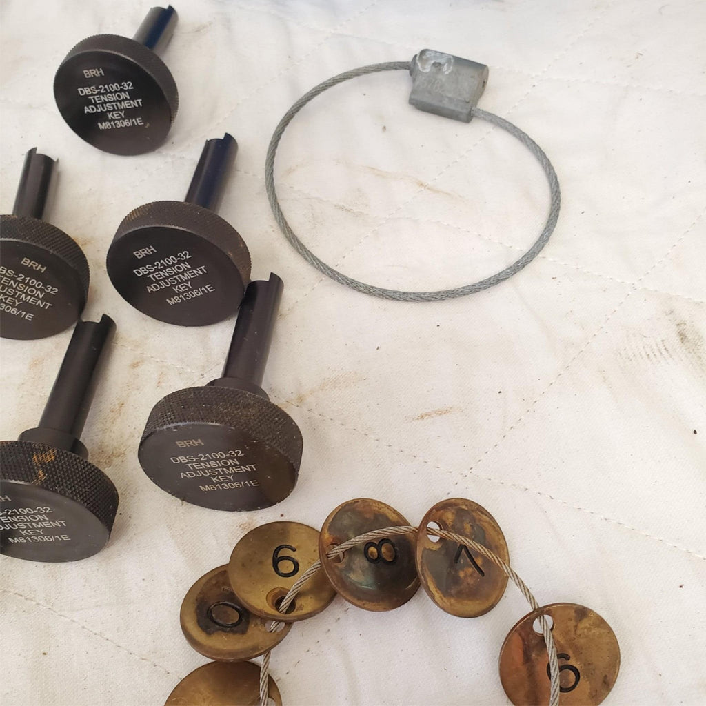  Lot of Tension Adjustment Key, Scraper Knife, Scissors & Other Tools LOT 184
