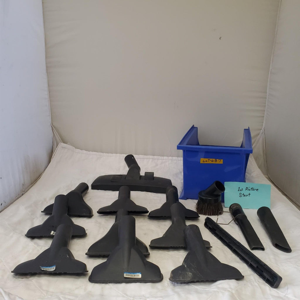 Lot of Various Vacuum Cleaner Brush Head Tool Attachments