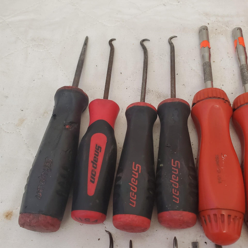 Lot of Snap-on Assortment of Various Screw, Shank & other Drivers LOT 542