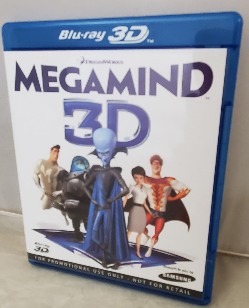 Samsung Megamind 3D Blu-ray Disc With Black Real 3D Glasses