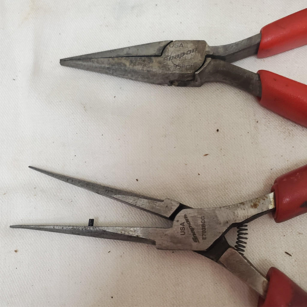 Lot of 4 Snap-on Soft Grip Handles Pliers & Cutters Set  LOT-881