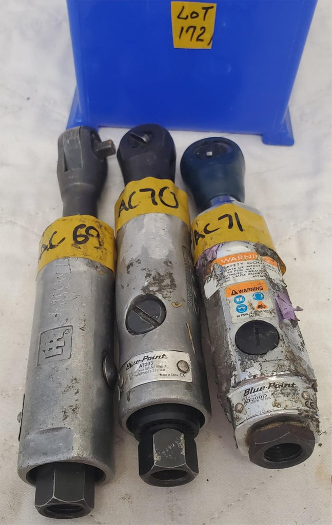 Blue Point Ingersoll Rand Heavy Duty Pneumatic Air Ratchet Wrench LOT-172