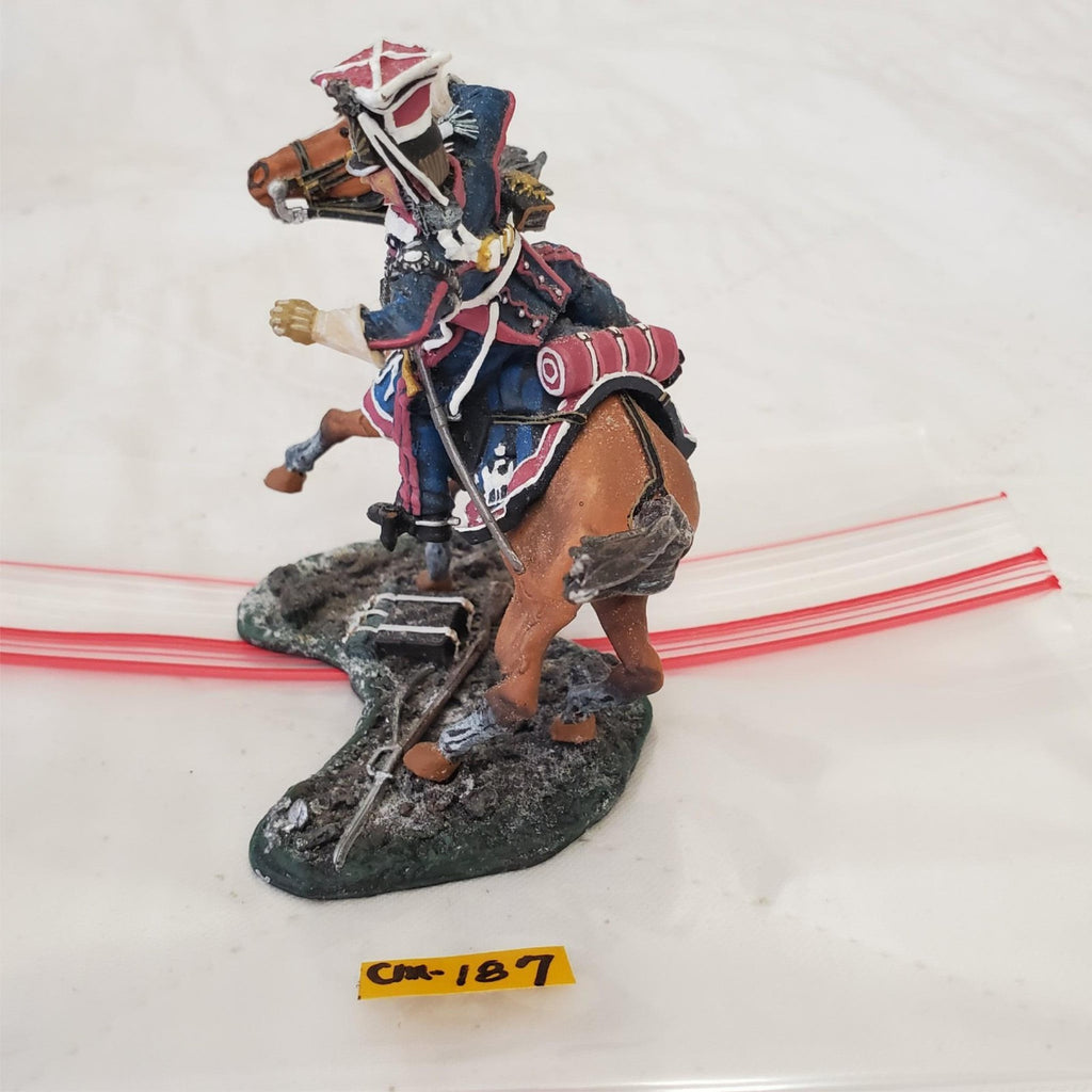 The Collectors Showcase CS00342 French Lancer Wounded Mounted CM-187