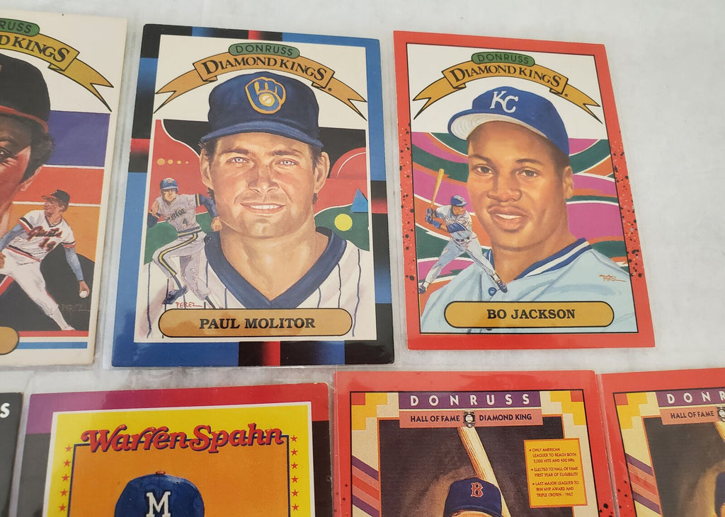 Donruss Diamond Kings Vida Blue, Fred McGriff & More Basketball Trading Cards