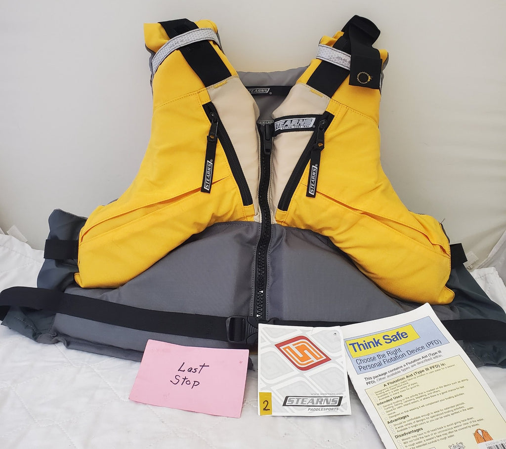 Stearns Watersports Life Jacket Catalog 6601 Type 3 PFD Adult Large 42-50 Inches