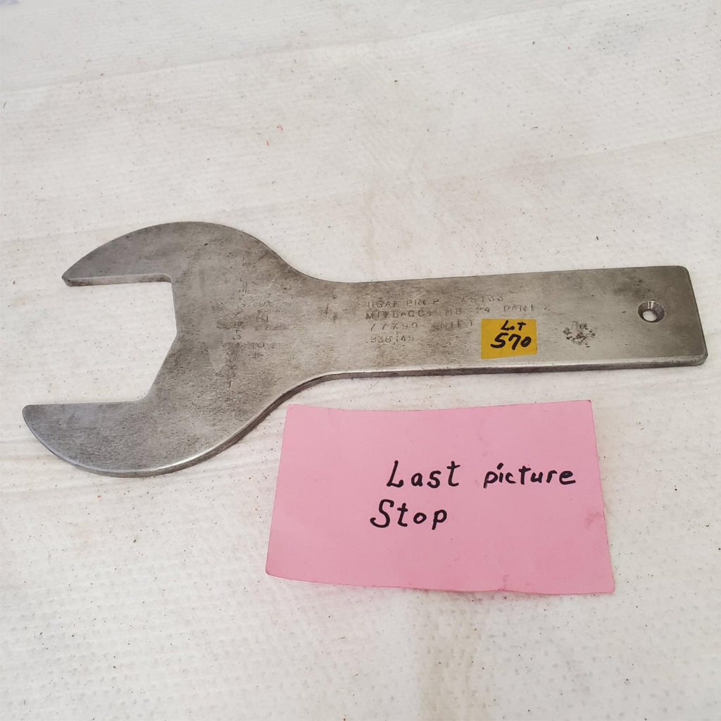 Vintage Large Open Ended Wrench LOT 570