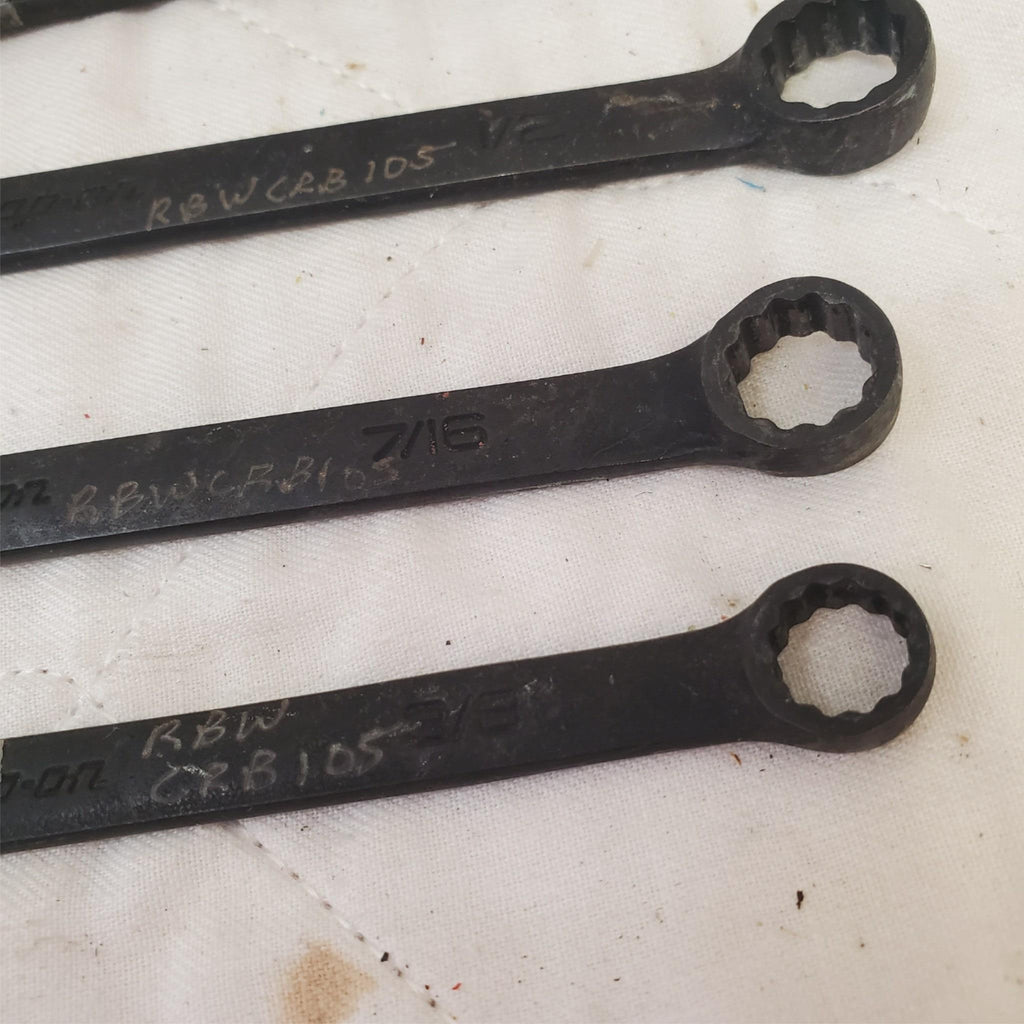 Lot of 5 Snap-On 12-Point Combination Box End Wrenches LOT-800