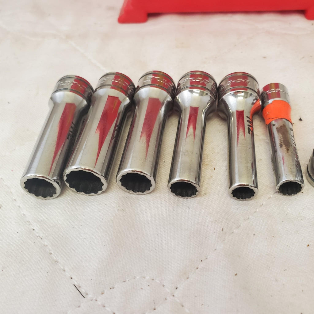Lot of Various Snap-On Assorted Drive Point Sockets LOT 539