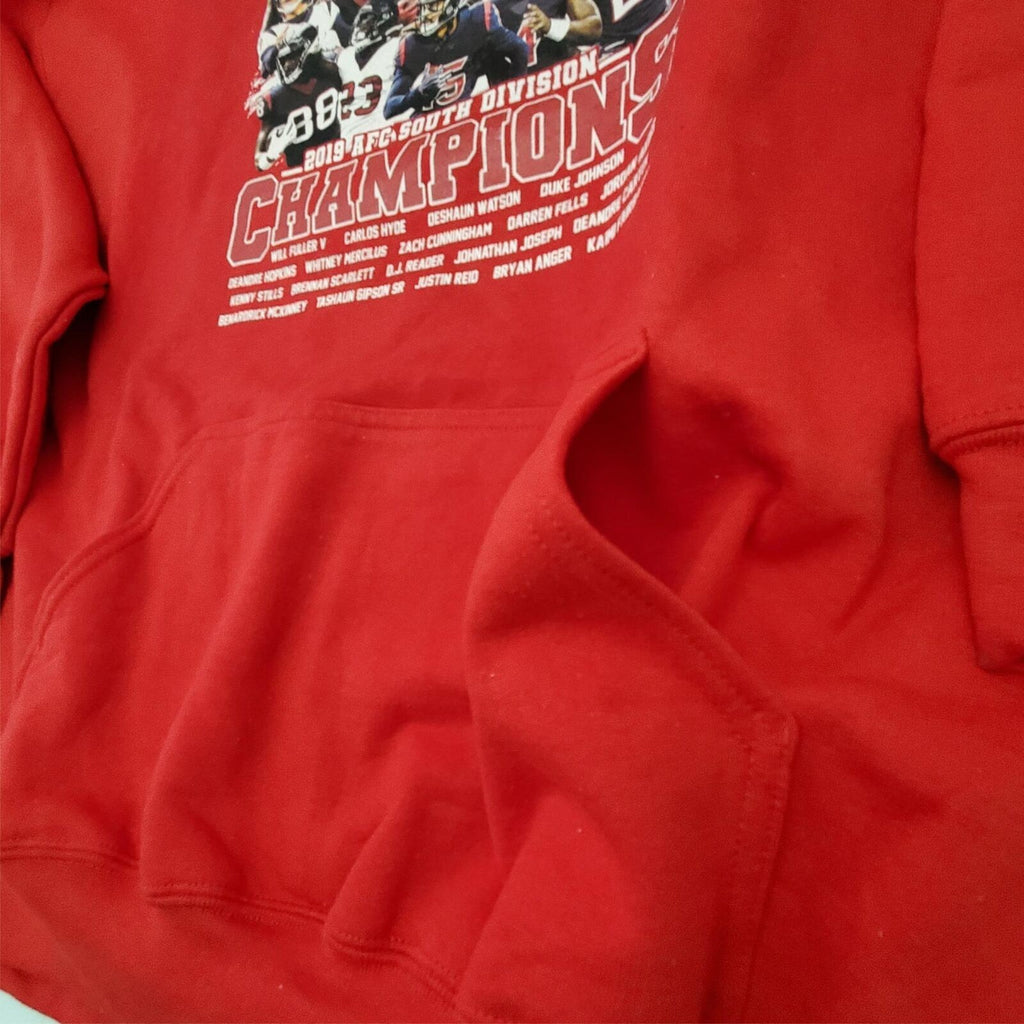 Houston Texans NFL 2019 AFC South Division Champions Hoodie Hooded Coat