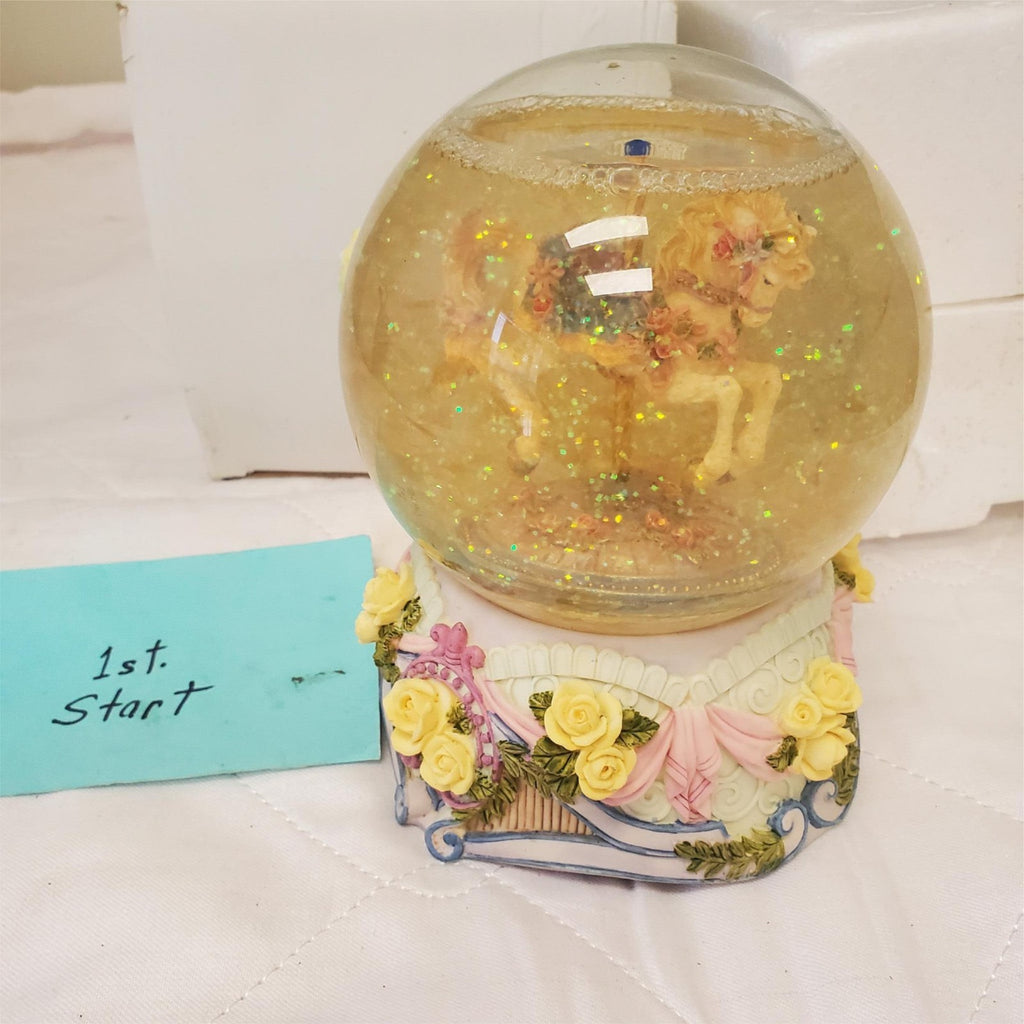 Heritage House Inc Anniversary Waltz Globe Music Box