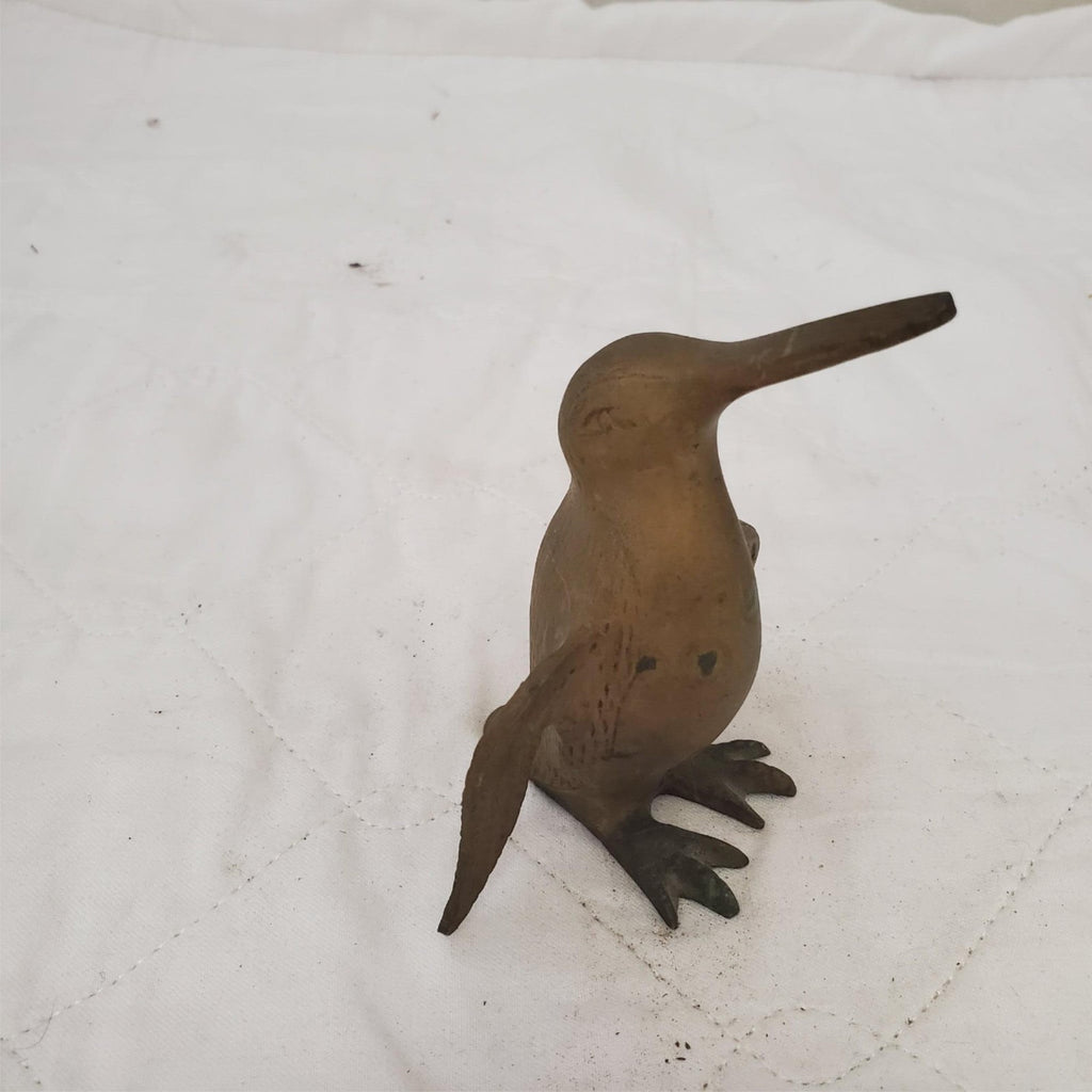 Vintage Brass Metal Penguin Figurine