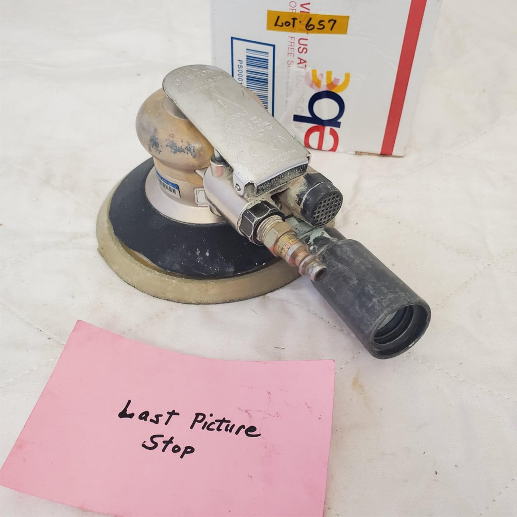 Clayton Random Pneumatic Dustless Orbital Sander Aircraft Panel LOT-657