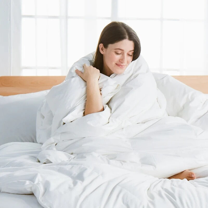 Avocado Down Duvet Insert King - Cal King Size Lightweight $399