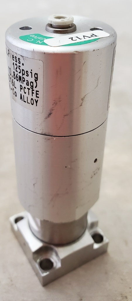 Pneumatic N.C. 3870-00899 Diaphragm Air Valve 58-87 Psig 125 Psig Max Pressure