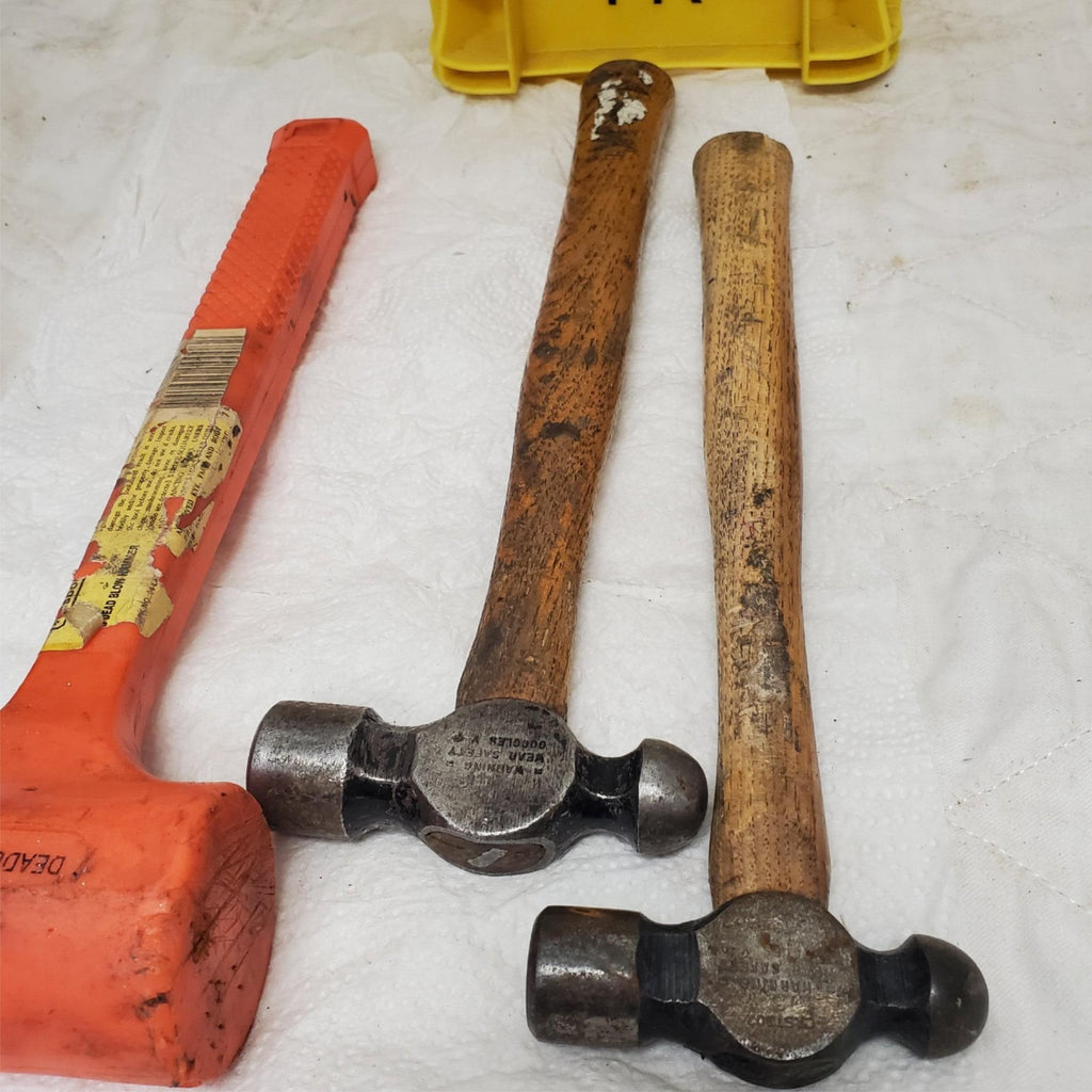 Lot of 3 Assorted Dead Blow and Ball Peen Hammers LOT-183