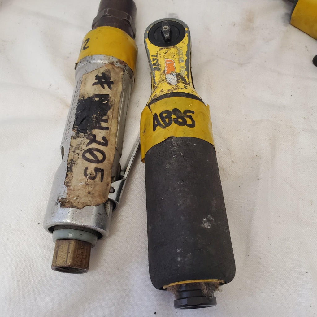 Lot of Assoretd  Pneumatic Air Ratchet Wrench & Nut Runner  LOT-166