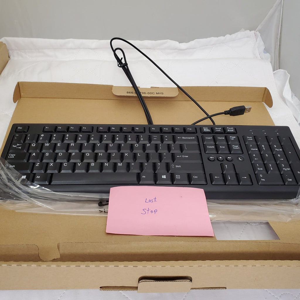 Wired USB Black US Keyboard Open Box 866-01796-00C MYS