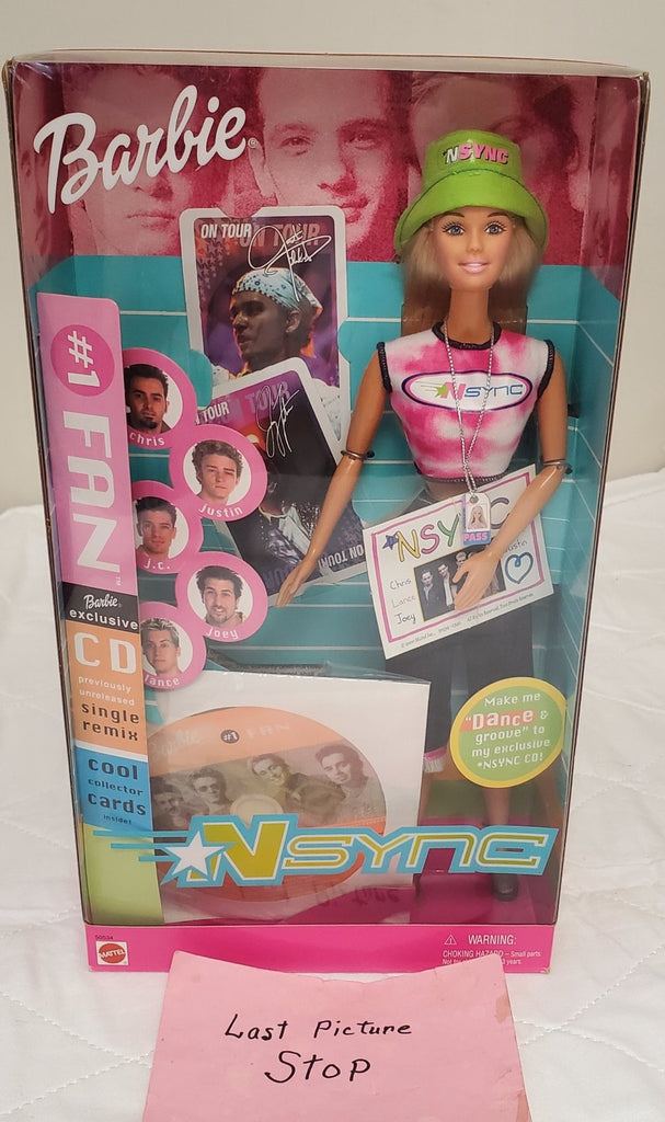 Rare NSYNC Barbie Dance & Groove Doll, Exclusive CD & Collector Cards