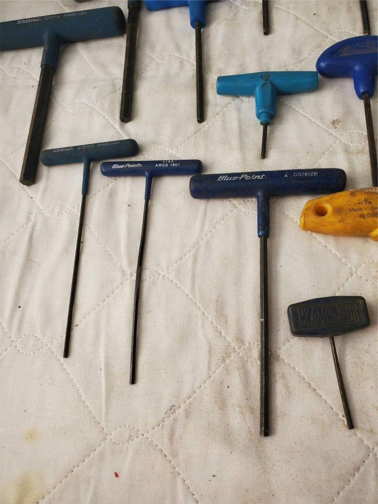 Lot of 20 Multi Size Assorted T Handle Hex Wrench LOT 227