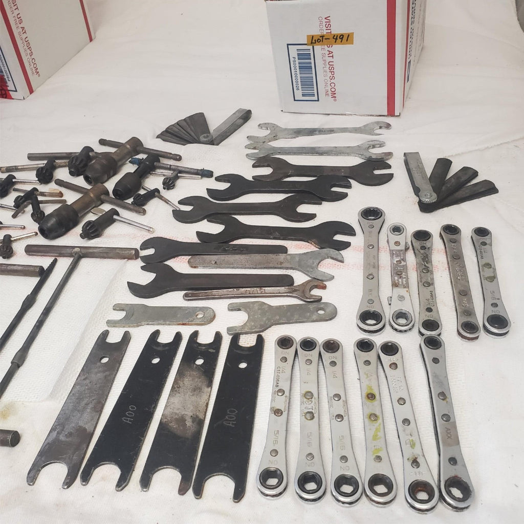 Lot of 46 Heavy Duty Tool Assortment Multi Head Wrenches LOT-491