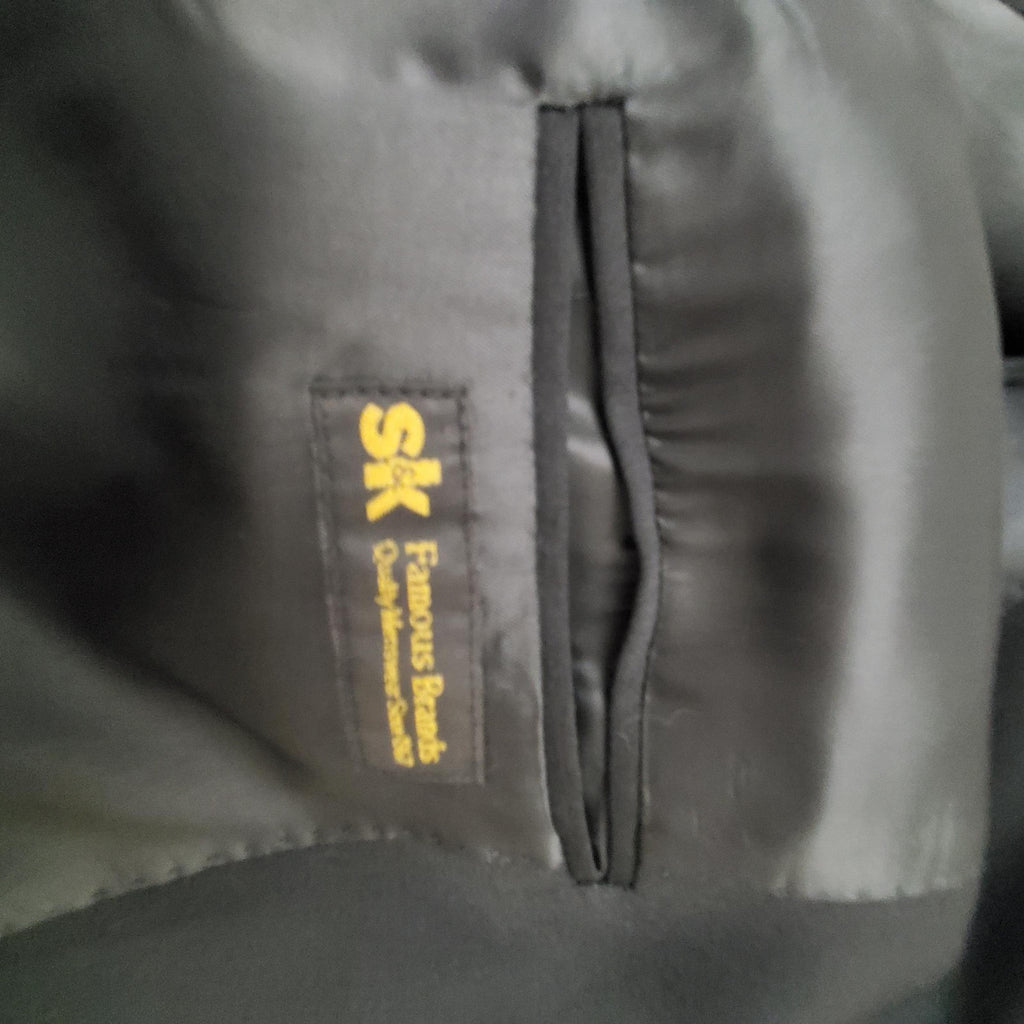 Roberto Villini Italy Navy Blue Sport Coat Jacket Blazer Size 44R