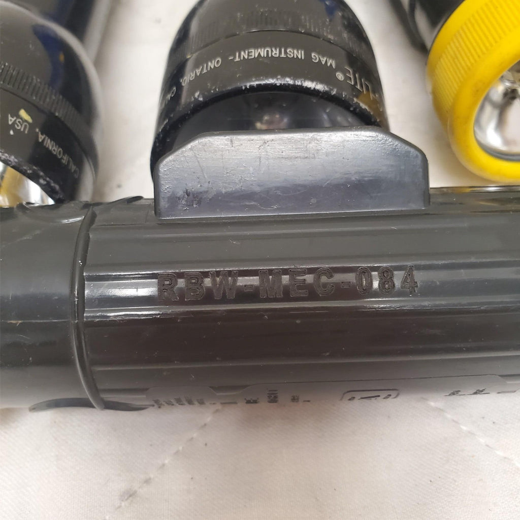 Lot of 4 Fulton Permissible Electric Flashlight & Maglite flashlight LOT-195