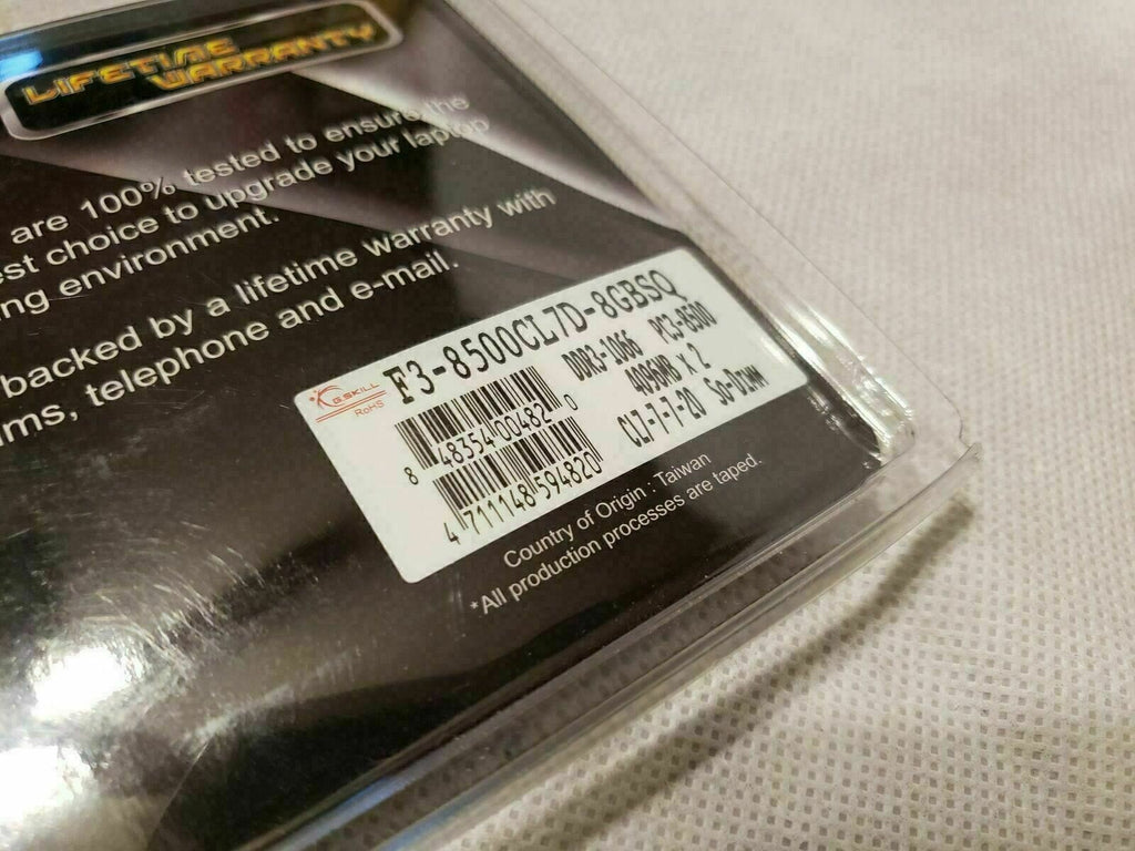 Hynix 2GB 2Rx8 PC3-8500S-7-10-F2 Laptop RAM Memory from Apple MacBook Qty 2