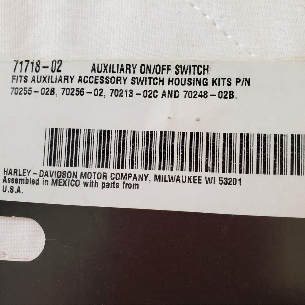 Harley-Davidson Auxiliary On/Off Switch Housing Kits