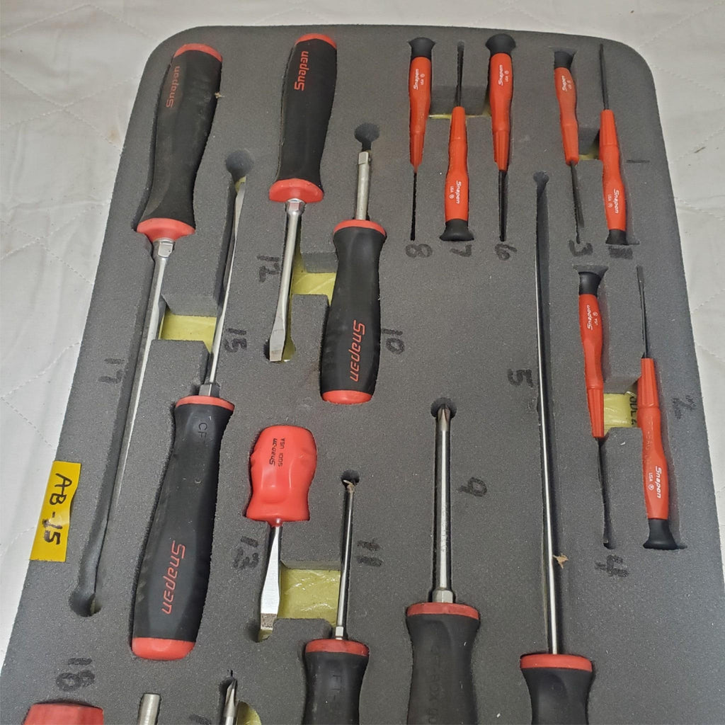 Lot of 20 Snap-on Screwdriver Set CFT-BAG-007 AB-15