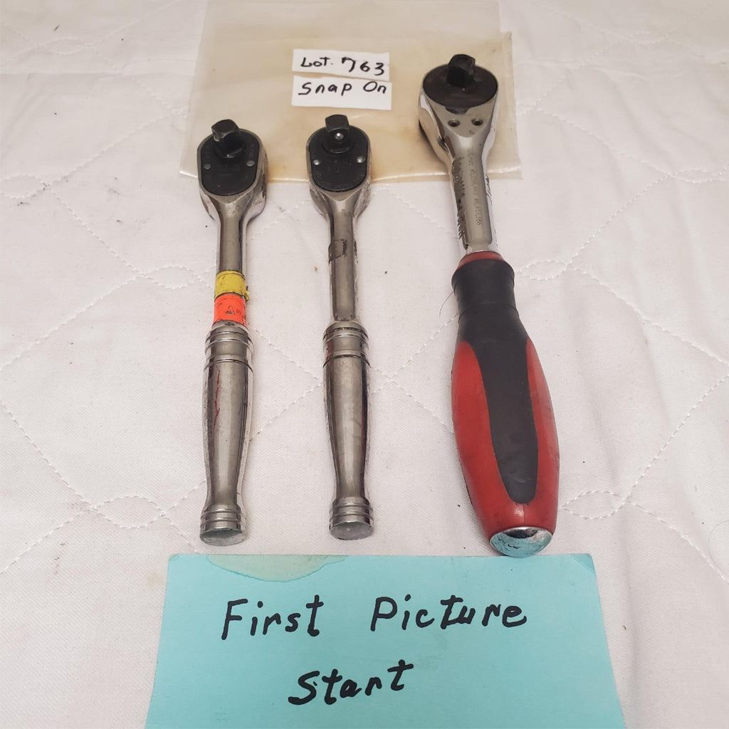 Lot of 3 Snap-On Ratchet Tools Set LOT-763