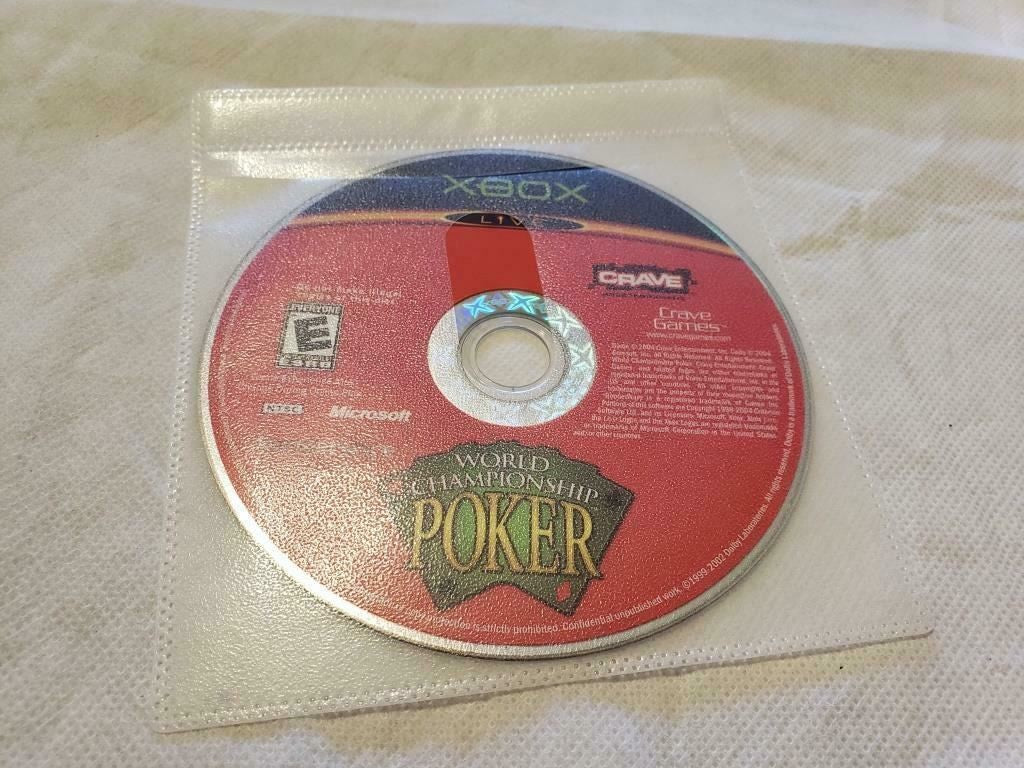 World Championship Poker Video Game Microsoft Xbox - GAME DISC ONLY