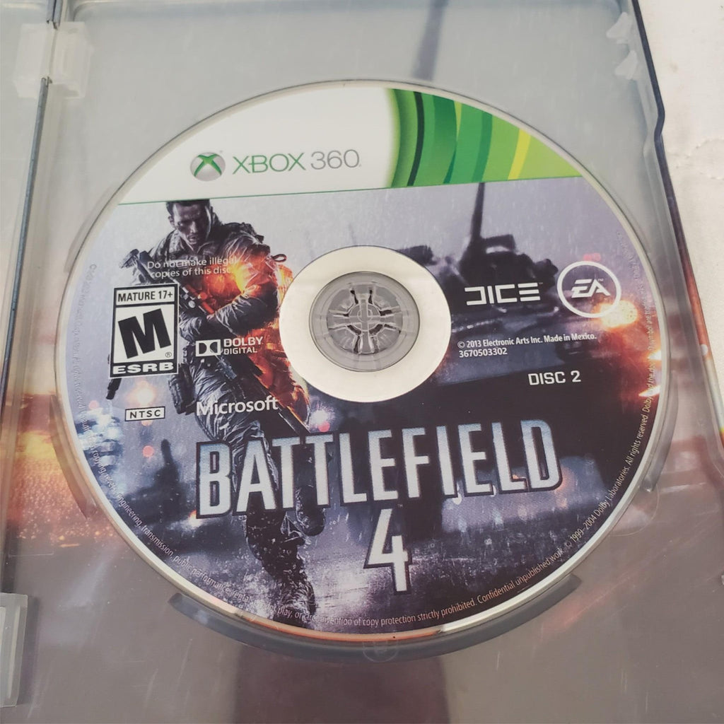 Microsoft Xbox 360 Battlefield 4 Steel Book 2 Disc Collectors Case