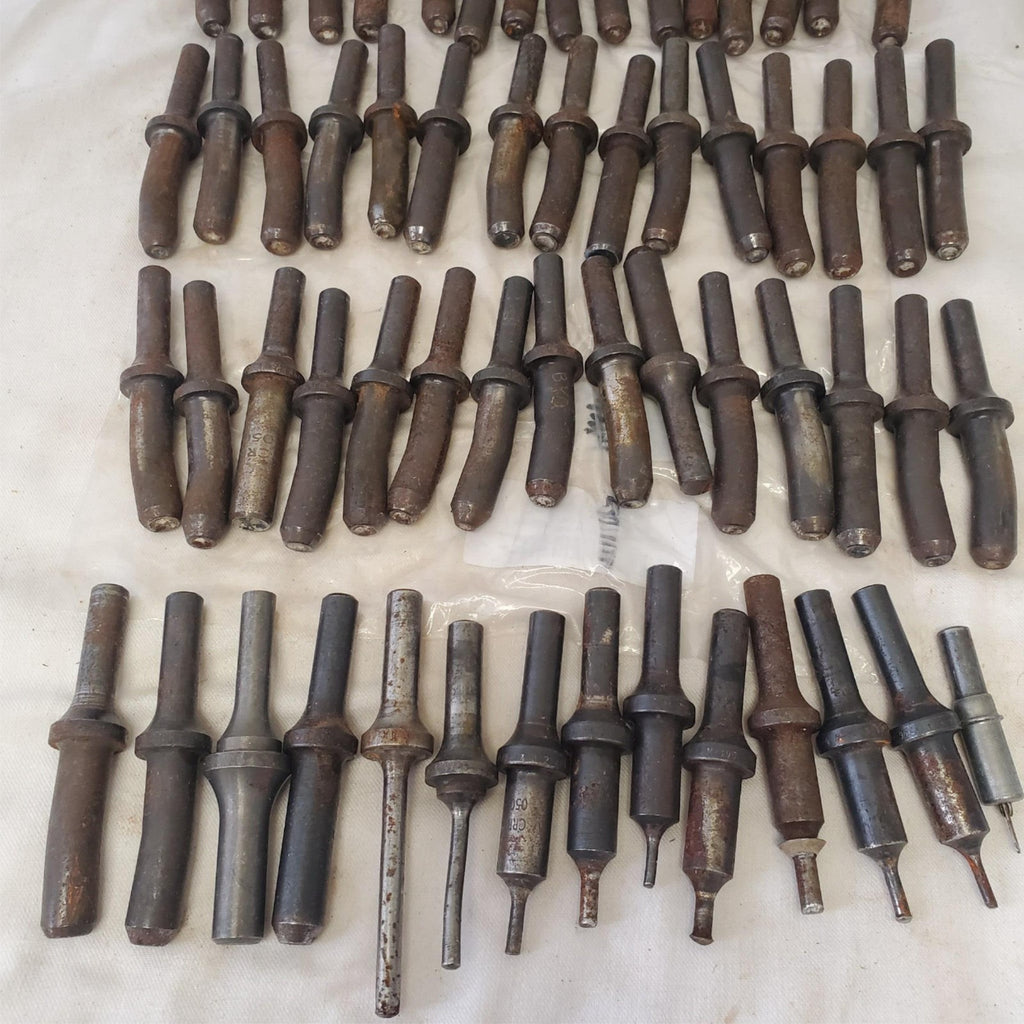 Lot of Rivet Set 5/32" & other Universal Straight for Shank Rivet Gun LOT 463